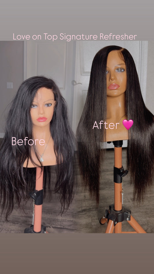 Love on Top Signature Wig Refresh